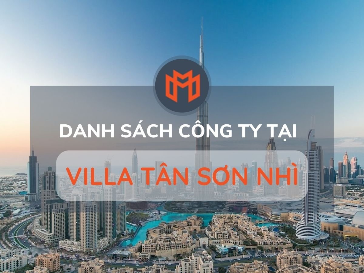 Danh sách các công ty thuê văn phòng tại cao ốc Villa Tân Sơn Nhì, Quận Tân Phú