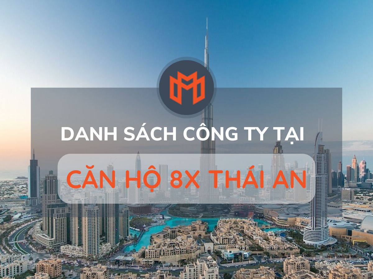 Danh sách các công ty thuê văn phòng tại cao ốc Căn Hộ 8X Thái An, Quận Gò Vấp