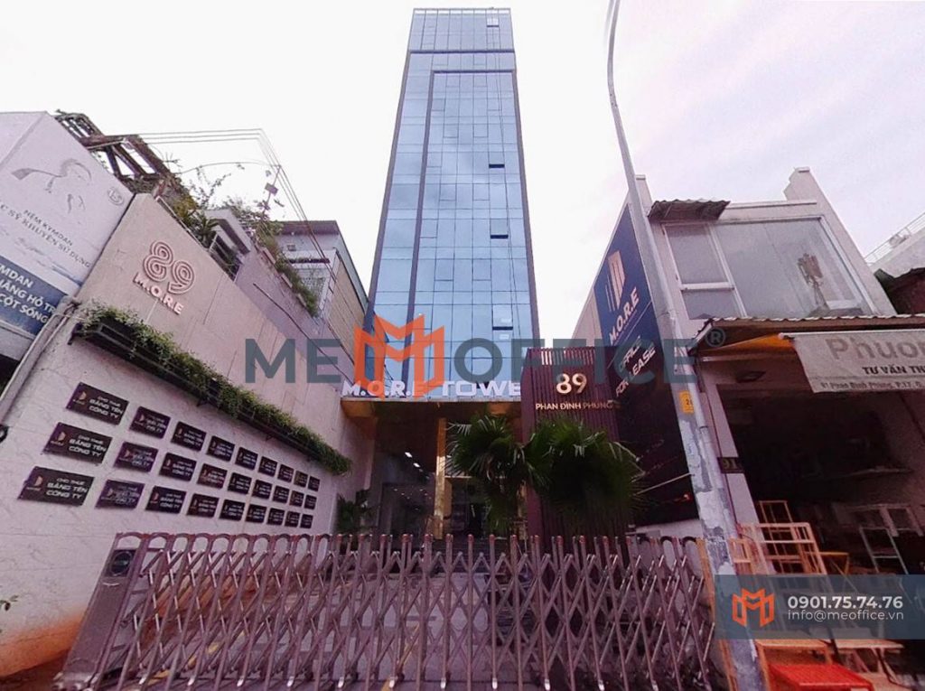Tổng quan văn phòng cho thuê M.O.R.E Tower 89 - Vital Building (89 Phan Đình Phùng, Phường 17, Quận Phú Nhuận) - Hotline 0901.75.74.76