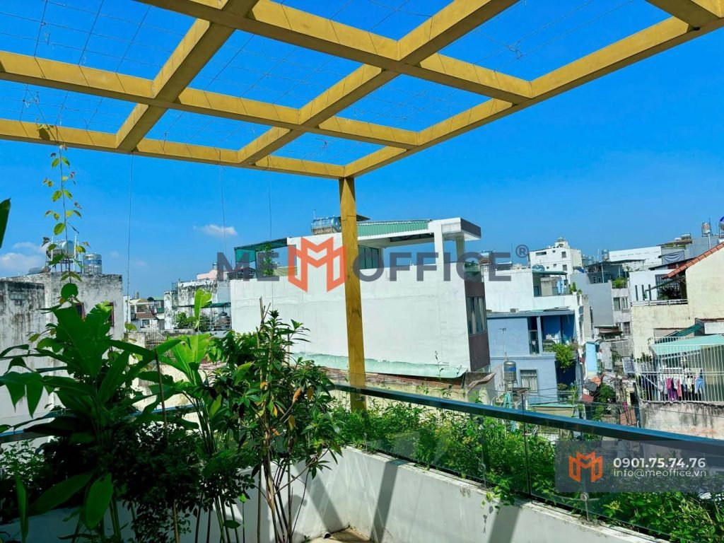 Tầng thượng văn phòng cho thuê Tòa nhà 243A20 Nguyễn Thượng Hiền, Phường 6, Quận Bình Thạnh - Hotline 0901.75.74.76