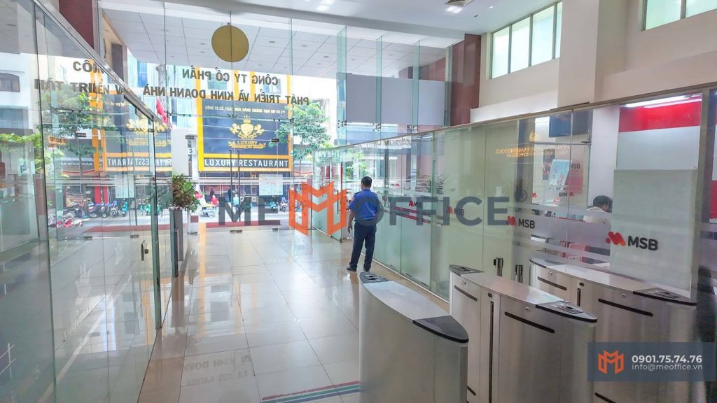 Sảnh lễ tân văn phòng cho thuê Halo Building Premium (36 Bùi Thị Xuân, Phường Bến Thành, Quận 1) - Hotline 0901.75.74.76