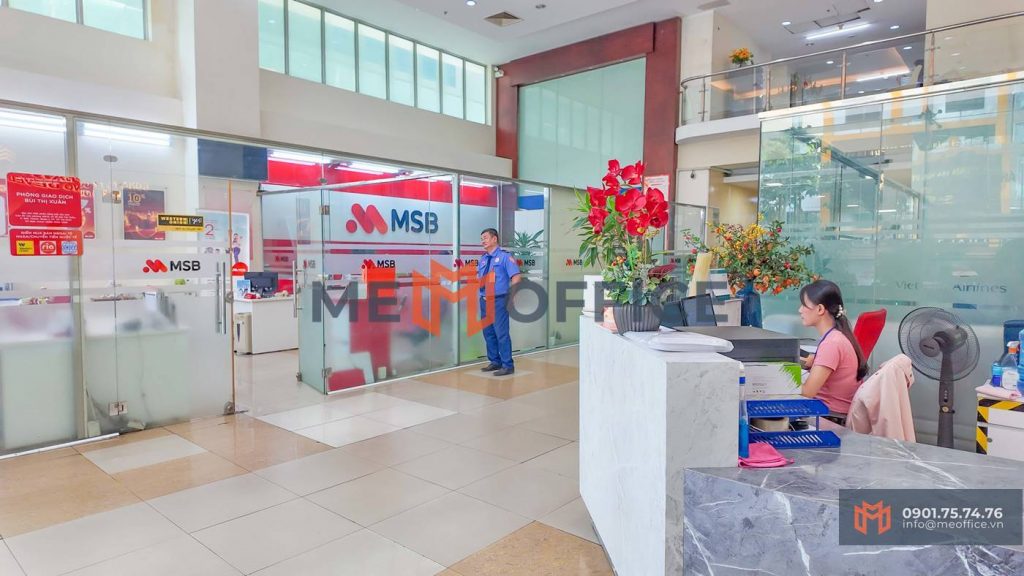 Sảnh lễ tân văn phòng cho thuê Halo Building Premium (36 Bùi Thị Xuân, Phường Bến Thành, Quận 1) - Hotline 0901.75.74.76