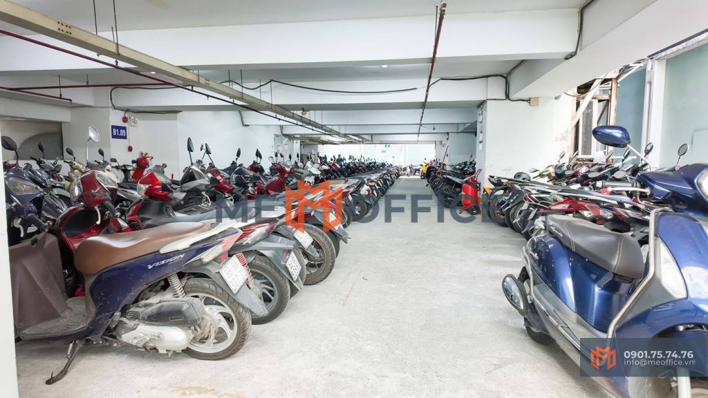 Tầng hầm văn phòng cho thuê Halo Building Premium (36 Bùi Thị Xuân, Phường Bến Thành, Quận 1) - Hotline 0901.75.74.76