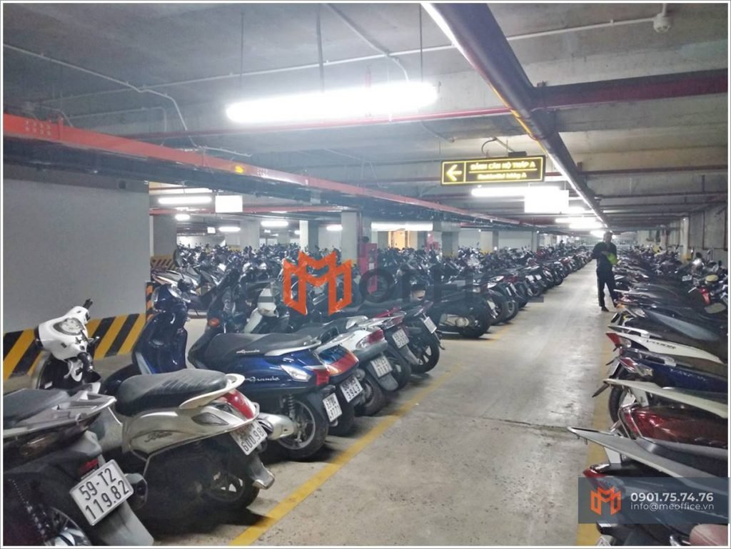 Hầm xe văn phòng cho thuê Rivera Park Sài Gòn (7.28 Thành Thái, Phường 14, Quận 10) - Hotline 0901.75.74.76