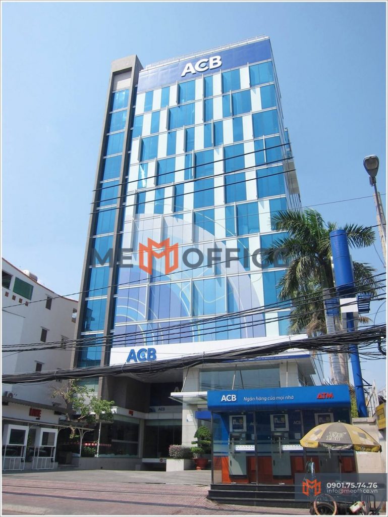 Tống quan văn phòng cho thuê ACB Building (444A-446 Cách Mạng Tháng Tám, Phường 11, Quận 3) - Hotline 0901.75.74.76