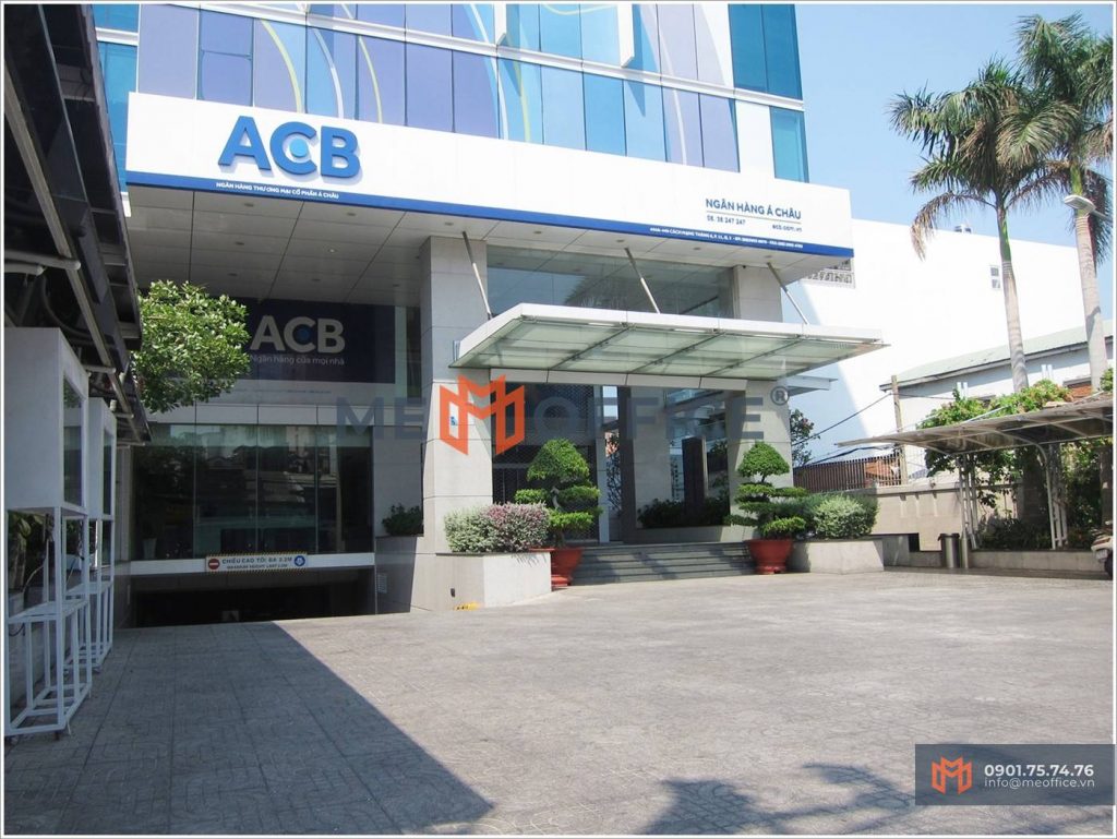 Tống quan văn phòng cho thuê ACB Building (444A-446 Cách Mạng Tháng Tám, Phường 11, Quận 3) - Hotline 0901.75.74.76