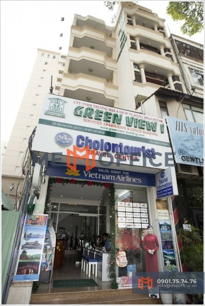 Tổng quan văn phòng cho thuê Green View I Building (27-29 Lê Thánh Tôn, Phường Bến Nghé, Quận 1) - Hotline 0901.75.74.76
