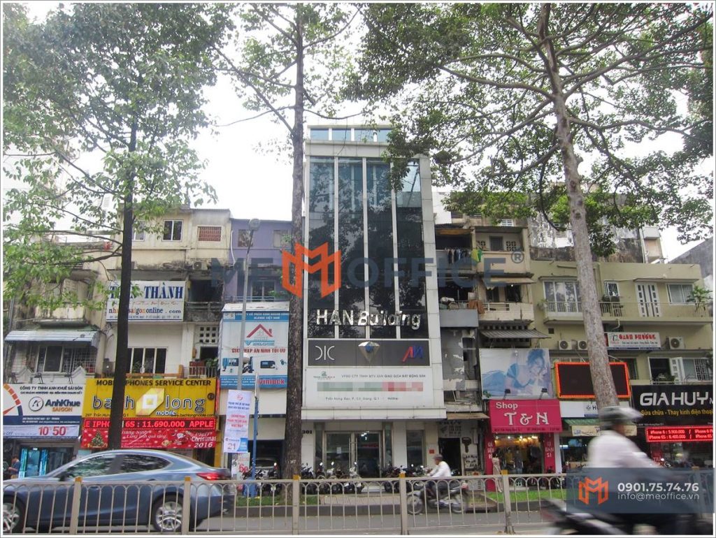 Tổng quan văn phòng cho thuê HAN Building (301 Trần Hưng Đạo, Phường Cô Giang, Quận 1)- Hotline 0901.75.74.76
