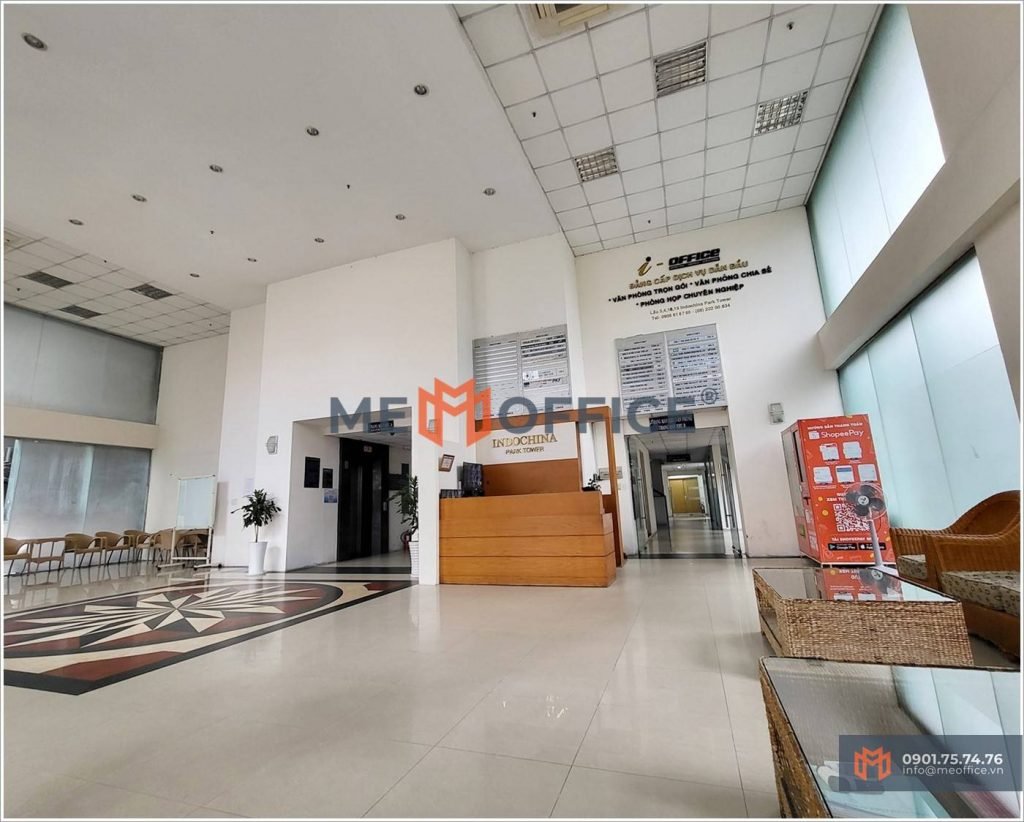Sảnh lễ tân văn phòng cho thuê Indochina Park Tower (4 Nguyễn Đình Chiểu, Phường Đa Kao, Quận 1)- Hotline 0901.75.74.76