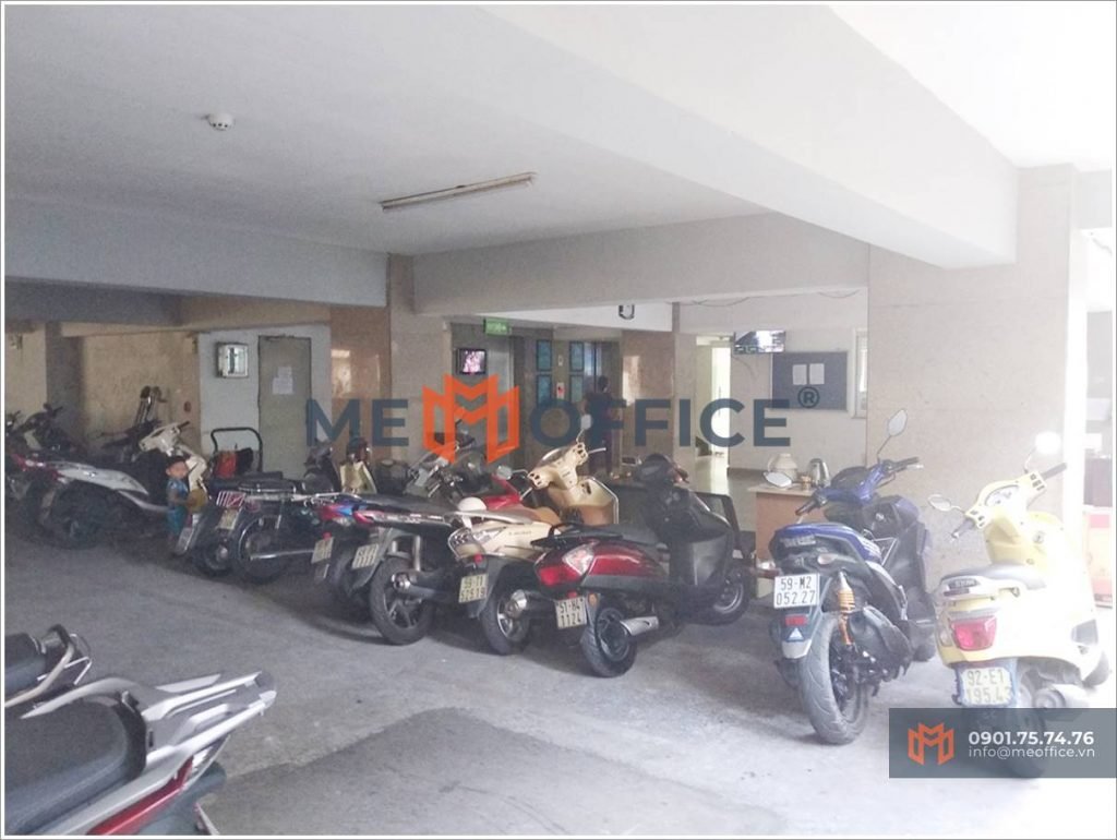 Hầm xe văn phòng cho thuê Thế Hệ Mới Building (17 Hồ Hảo Hớn, Phường Cô Giang, Quận 1) - Hotline 0901.75.74.76
