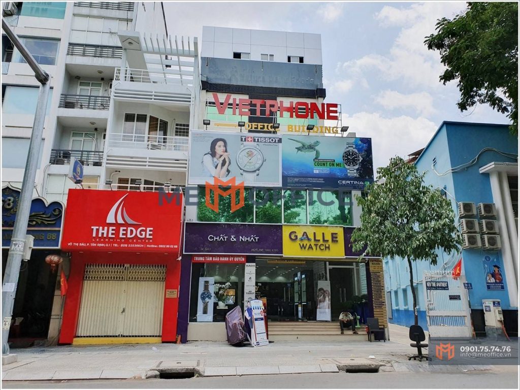 Tổng quan văn phòng cho thuê Vietphone Võ Thị Sáu (64-64Bis Võ Thị Sáu, Phường Tân Định, Quận 1) - Hotline 0901.75.74.76