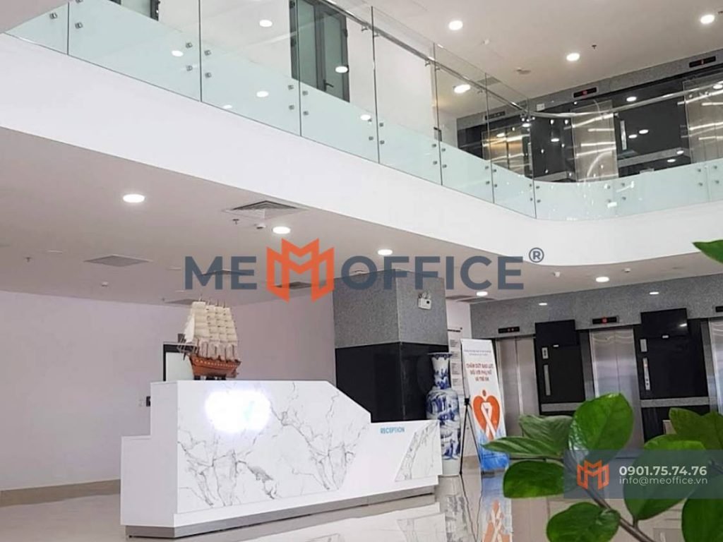 Sảnh lễ tân văn phòng cho thuê VTV Tower (9 Nguyễn Thị Minh Khai, Phường Bến Nghé, Quận 1) - Hotline 0901.75.74.76