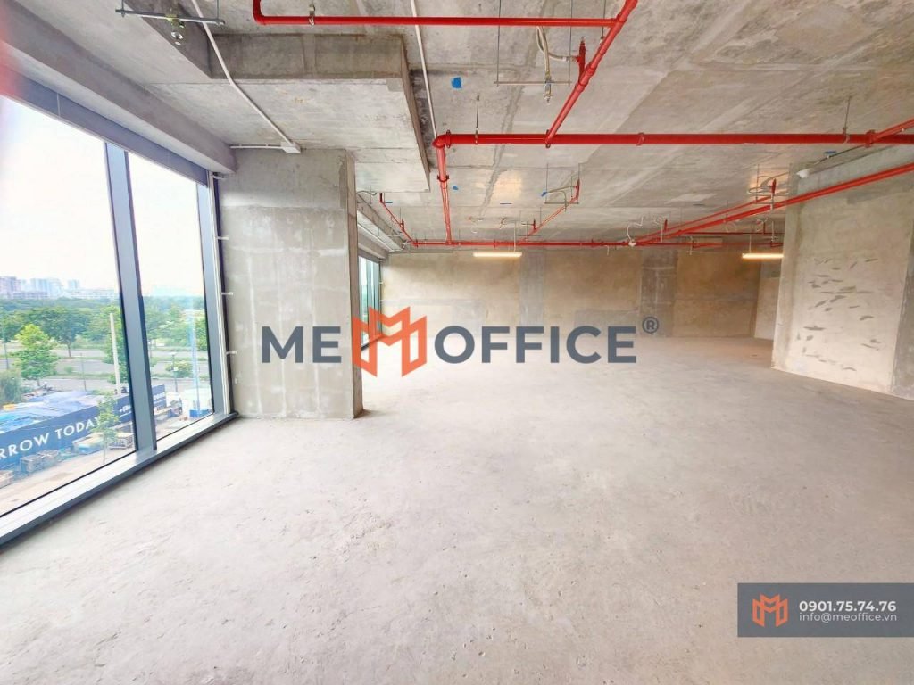 Sàn trống văn phòng cho thuê The Crest Office (Lô 1.13, KĐT Thủ Thiêm, Phường An Khánh, TP.HCM) - Hotline 0901.75.74.76