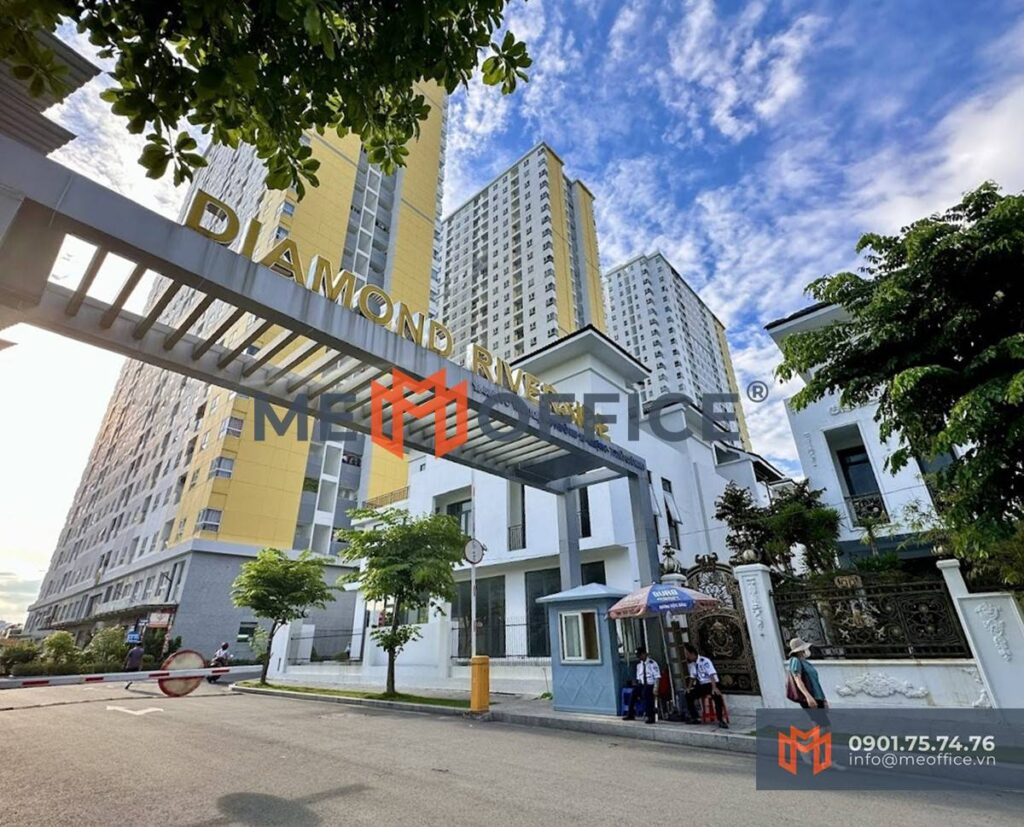 Tổng quan văn phòng cho thuê Diamond Riverside - 1646A Võ Văn Kiệt, Phường Phú Định, TP.HCM (P.16, Quận 8) - Hotline 0901.75.74.76