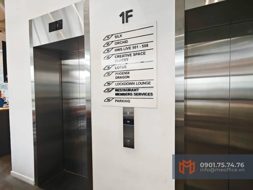 Sảnh thang máy tòa nhà văn phòng cho thuê Savista Zeta Building, 92A Nguyễn Hữu Cảnh, Phường Thạnh Mỹ Tây, TP.HCM (P.22, Quận Bình Thạnh) - Hotline 0901.75.74.76